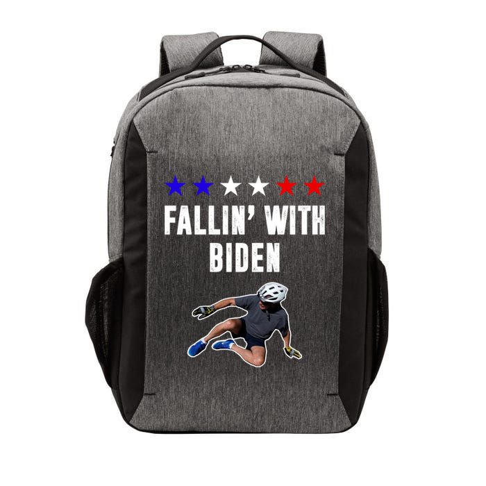Fallin With Biden Funny Joe Biden Bike Fall Vector Backpack