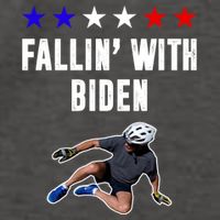 Fallin With Biden Funny Joe Biden Bike Fall Vector Backpack