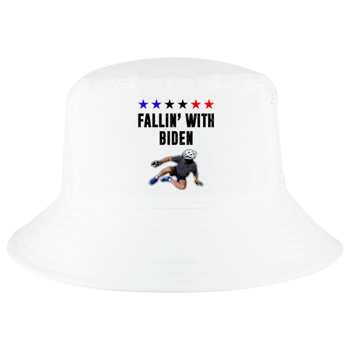 Fallin With Biden Funny Joe Biden Bike Fall Cool Comfort Performance Bucket Hat