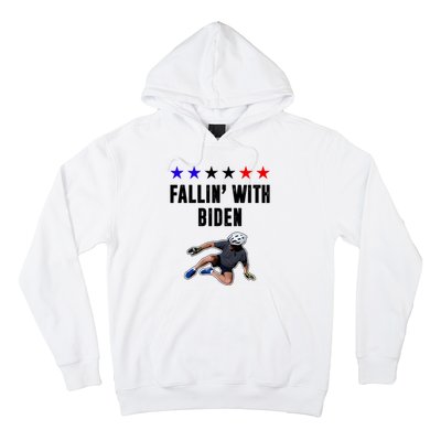 Fallin With Biden Funny Joe Biden Bike Fall Hoodie