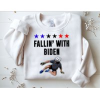 Fallin With Biden Funny Joe Biden Bike Fall Sweatshirt