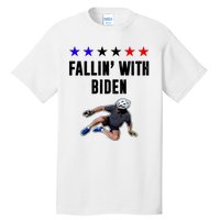 Fallin With Biden Funny Joe Biden Bike Fall Tall T-Shirt