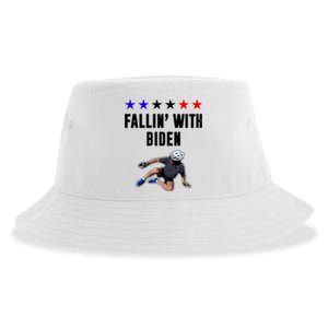 Fallin With Biden Funny Joe Biden Bike Fall Sustainable Bucket Hat