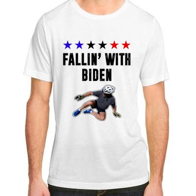 Fallin With Biden Funny Joe Biden Bike Fall Adult ChromaSoft Performance T-Shirt