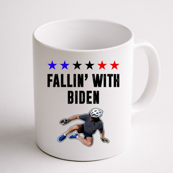 Fallin With Biden Funny Joe Biden Bike Fall Mug
