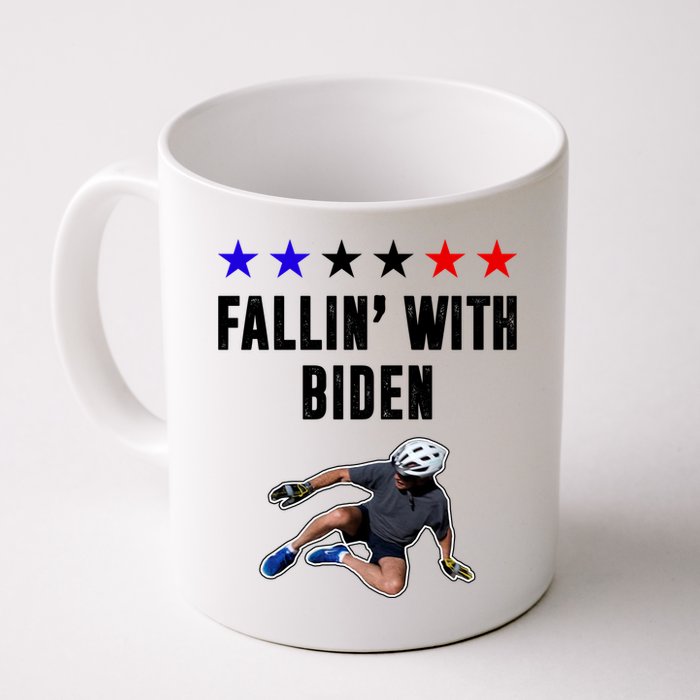 Fallin With Biden Funny Joe Biden Bike Fall Mug