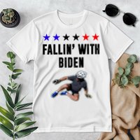 Fallin With Biden Funny Joe Biden Bike Fall Premium T-Shirt