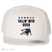 Fallin With Biden Funny Joe Biden Bike Fall Wool Snapback Cap