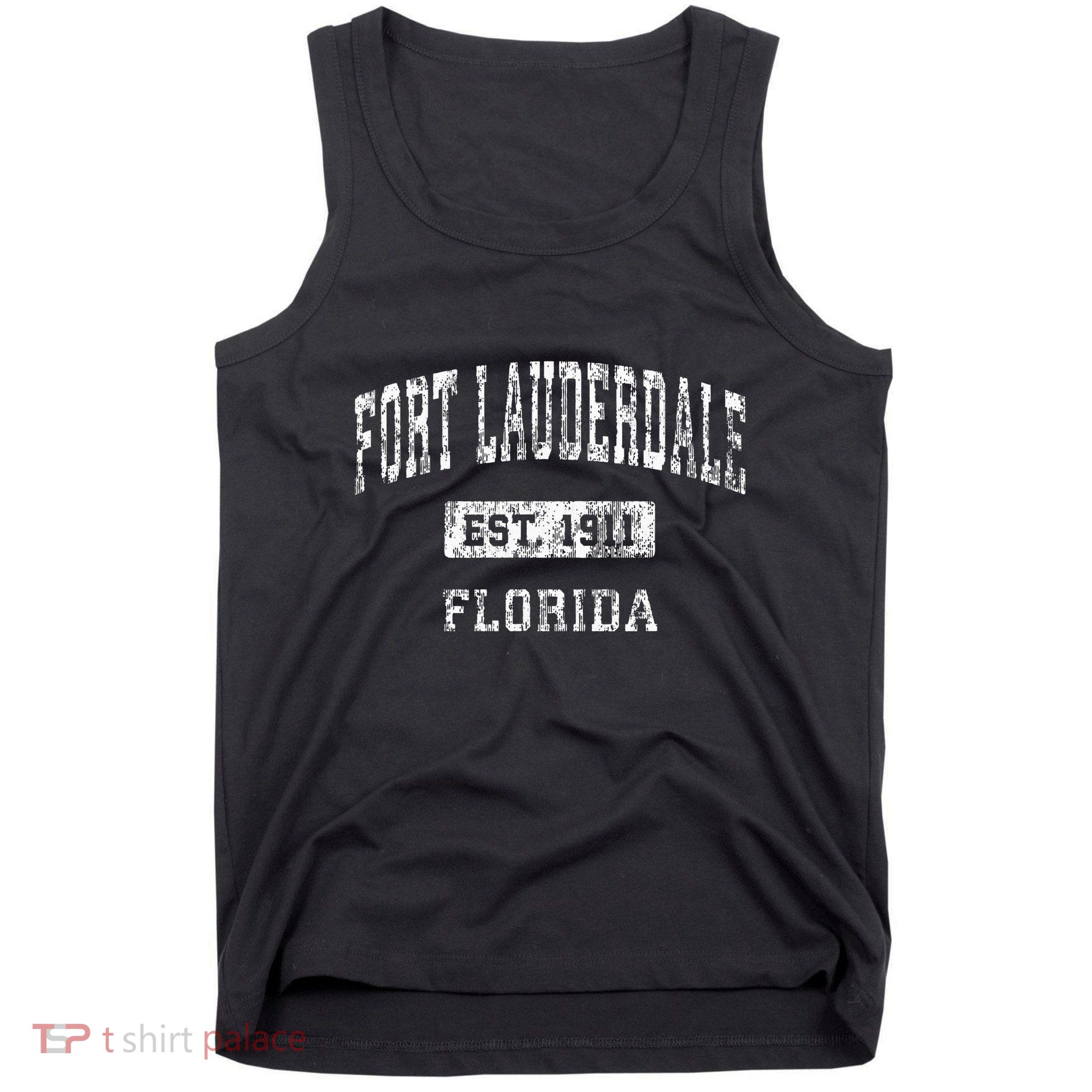 Fort Walton Beach Florida Fl Vintage Established Sports Tank Top