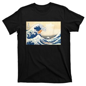 Funny Wave Capybara Surfing Rodent T-Shirt