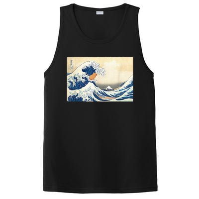 Funny Wave Capybara Surfing Rodent PosiCharge Competitor Tank