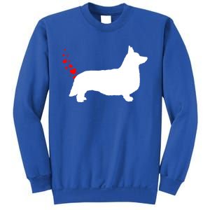 Funny Welsh Corgi Dog Owner Valentines Day Heart Farts Gift Sweatshirt