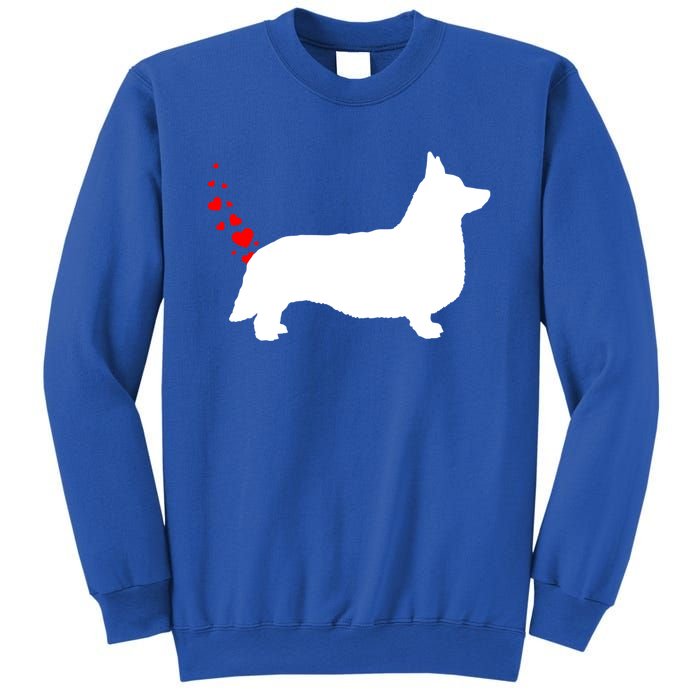 Funny Welsh Corgi Dog Owner Valentines Day Heart Farts Gift Sweatshirt