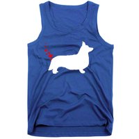 Funny Welsh Corgi Dog Owner Valentines Day Heart Farts Gift Tank Top