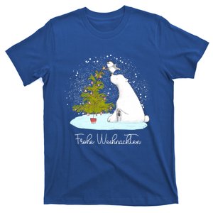 Frohe Weihnachten Cute Polar Bear Penguin Christmas Meaningful Gift T-Shirt