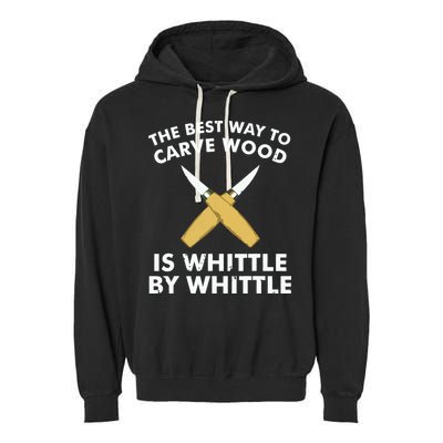 Funny Wood Carving Whittling Woodworking Carpenter Tools Garment-Dyed Fleece Hoodie