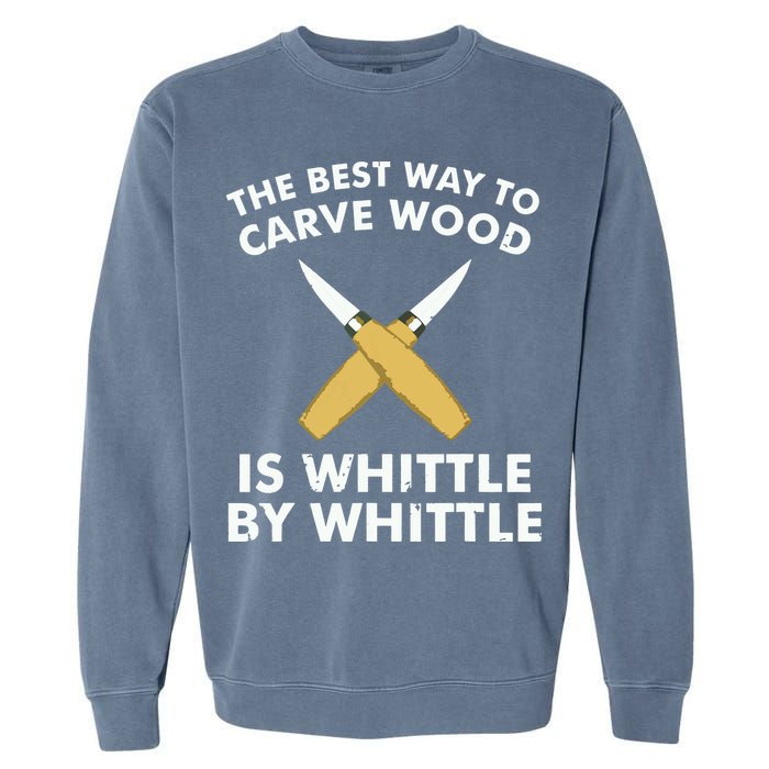 Funny Wood Carving Whittling Woodworking Carpenter Tools Garment-Dyed Sweatshirt