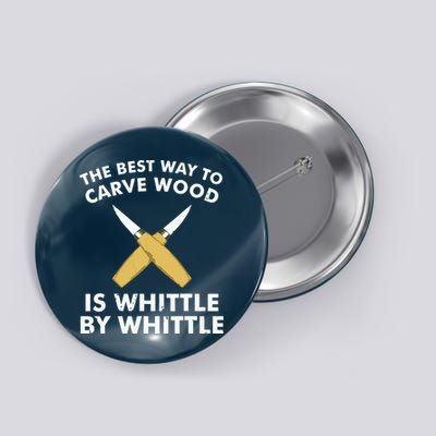 Funny Wood Carving Whittling Woodworking Carpenter Tools Button