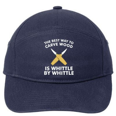 Funny Wood Carving Whittling Woodworking Carpenter Tools 7-Panel Snapback Hat