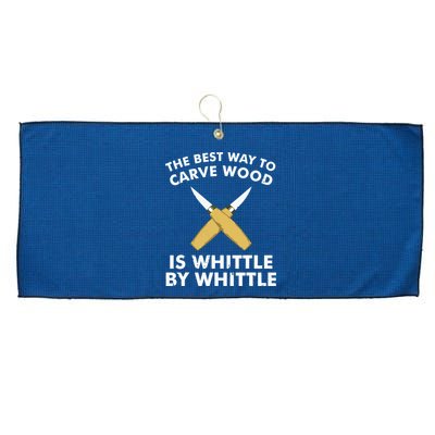 Funny Wood Carving Whittling Woodworking Carpenter Tools Large Microfiber Waffle Golf Towel