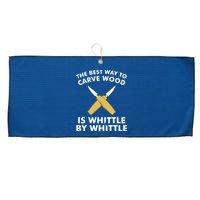 Funny Wood Carving Whittling Woodworking Carpenter Tools Large Microfiber Waffle Golf Towel
