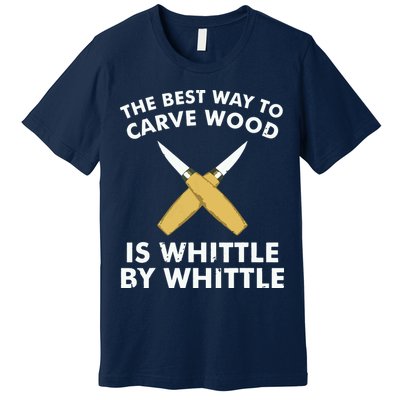 Funny Wood Carving Whittling Woodworking Carpenter Tools Premium T-Shirt