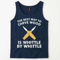 Funny Wood Carving Whittling Woodworking Carpenter Tools Tank Top