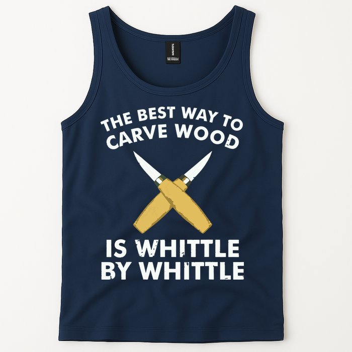 Funny Wood Carving Whittling Woodworking Carpenter Tools Tank Top