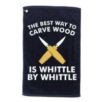 Funny Wood Carving Whittling Woodworking Carpenter Tools Golf Towel