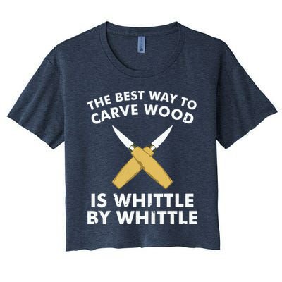 Funny Wood Carving Whittling Woodworking Carpenter Tools Crop Top