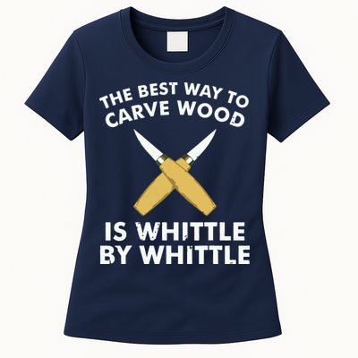 Funny Wood Carving Whittling Woodworking Carpenter Tools Womens T-Shirt