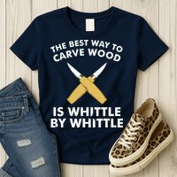 Funny Wood Carving Whittling Woodworking Carpenter Tools Womens T-Shirt