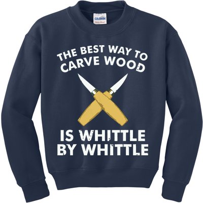 Funny Wood Carving Whittling Woodworking Carpenter Tools Kids Sweatshirt