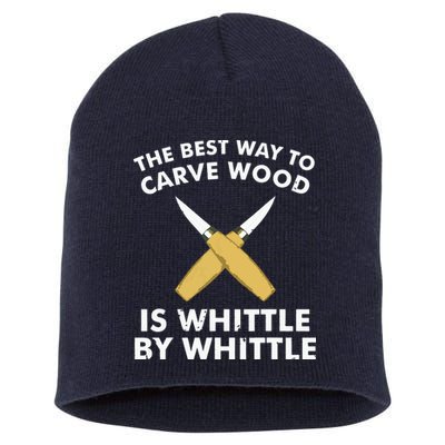 Funny Wood Carving Whittling Woodworking Carpenter Tools Short Acrylic Beanie