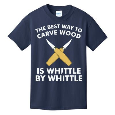 Funny Wood Carving Whittling Woodworking Carpenter Tools Kids T-Shirt