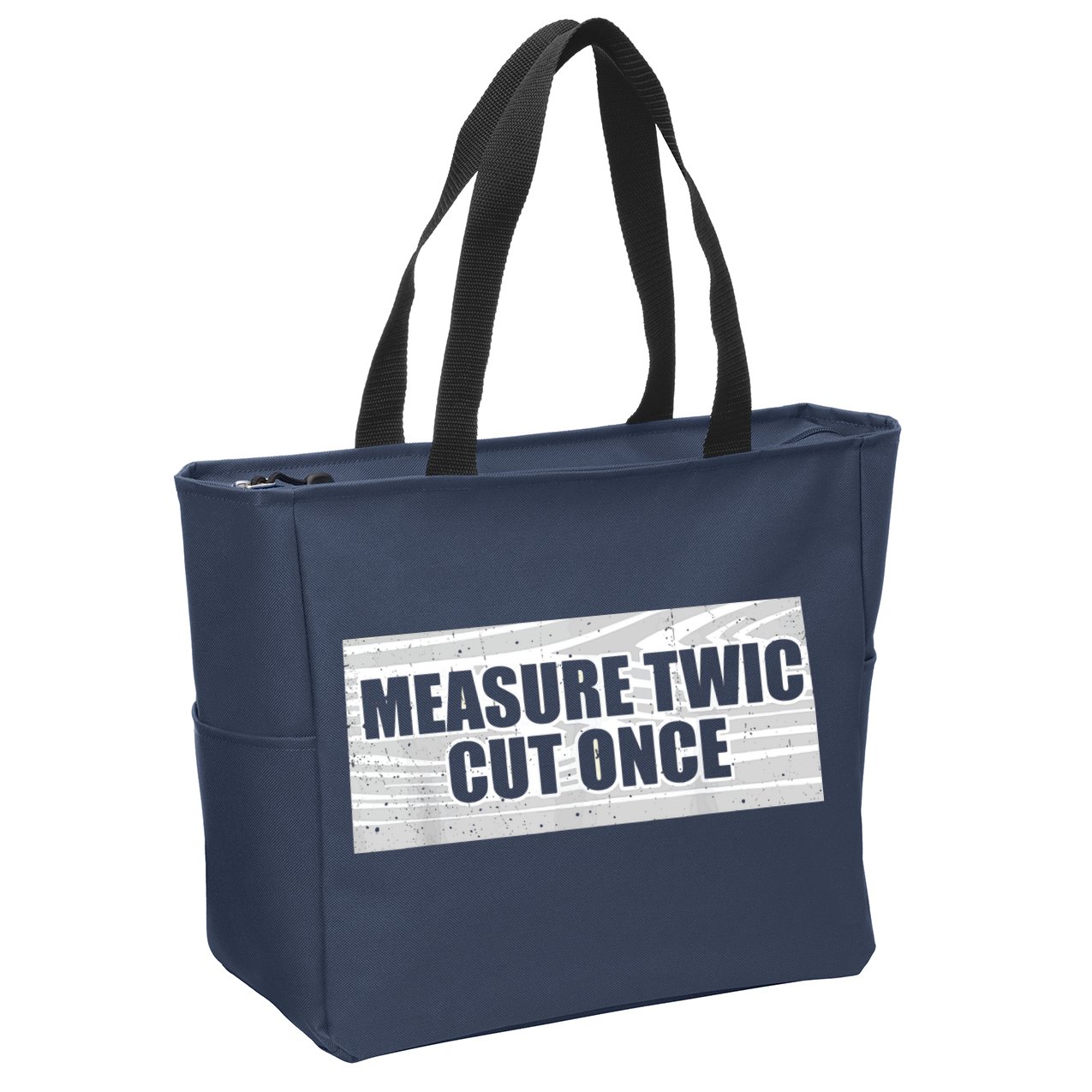 Funny Woodworking Contractor Men Woodworker Gift Zip Tote Bag