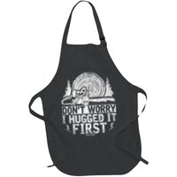 Funny Wood Chop Gift Dont Worry I Hugged It First Lumberjack Apron