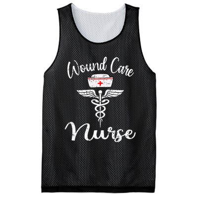 Funny Wound Care Nurse Nursing Wound Ostomy Nurse Gift Mesh Reversible Basketball Jersey Tank