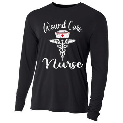 Funny Wound Care Nurse Nursing Wound Ostomy Nurse Gift Cooling Performance Long Sleeve Crew