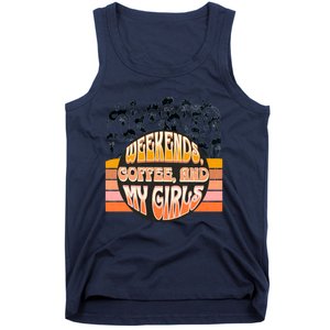 Fun Weekends Coffee And My Chicken Tee For Woman Gift Tank Top