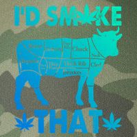 Funny Weed Chef Butcher Smoke Marijuana Beef Funny Dad Gift Legacy Tie Dye Trucker Hat