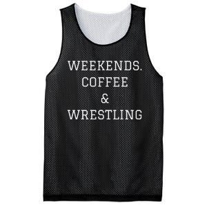 Funny Weekends Coffee Wrestling Coach Mesh Reversible Basketball Jersey Tank