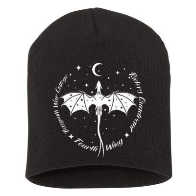 Fourth Wing College Riders Dragon Short Acrylic Beanie