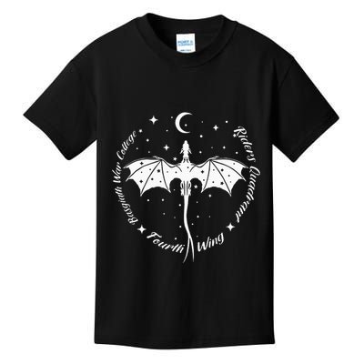 Fourth Wing College Riders Dragon Kids T-Shirt