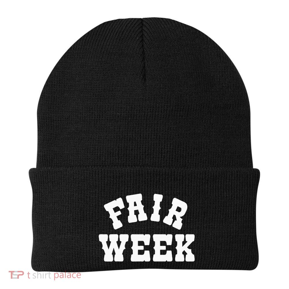 Fair Week County Fair For Contestants Knit Cap Winter Beanie