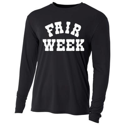 Fair Week County Fair For Contestants Cooling Performance Long Sleeve Crew