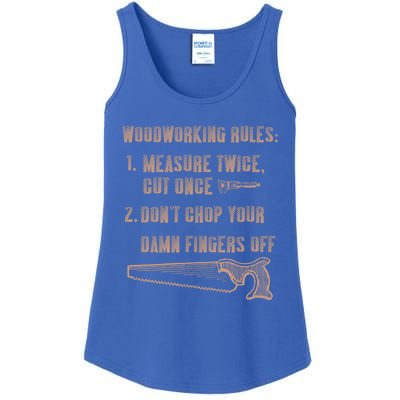 Funny Woodworking Carpentry Wood Lathe Funny Carpenter Cool Gift Ladies Essential Tank