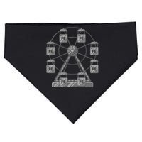 Ferrous Wheel Chemistry Teacher Humor Dad Joke Chemist Pun USA-Made Doggie Bandana