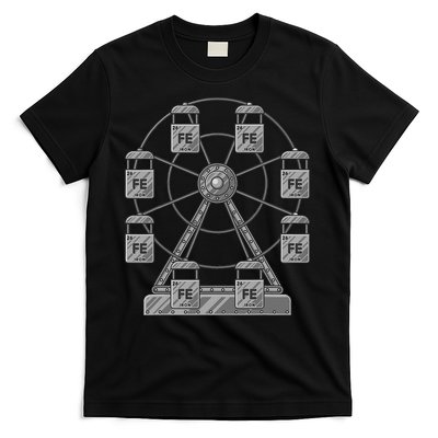 Ferrous Wheel Chemistry Teacher Humor Dad Joke Chemist Pun T-Shirt
