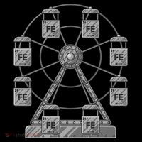 Ferrous Wheel Chemistry Teacher Humor Dad Joke Chemist Pun Tall T-Shirt